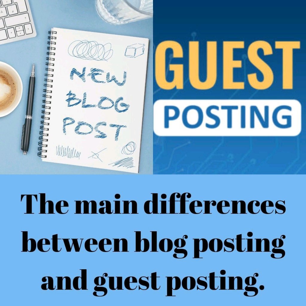 What is the difference between blog posts and guest posts? 
